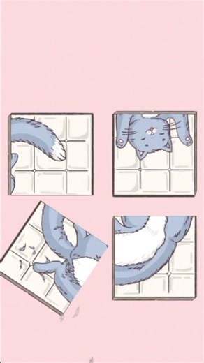 So Adorable! 🐱 Assembling a Cute Kitty Puzzle #asmr #shorts