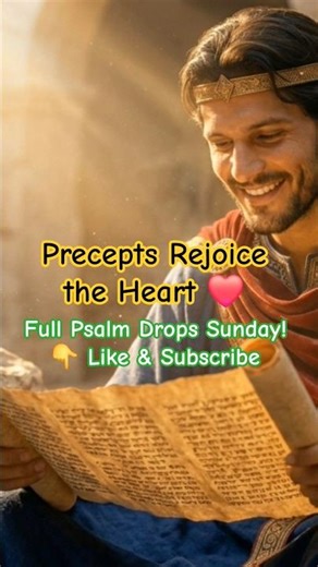 The Precepts That Change Everything #Psalm19 #RejoicingTheHeart #ScriptureSongs