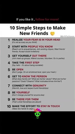 "10 Rules for Building Genuine Friendships 🤗"