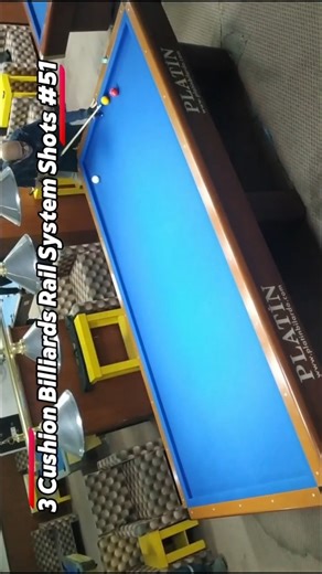 3 Cushion Billiards Rail System Shots #51