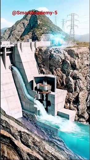 ⚡ How Does a Hydropower Plant Work?