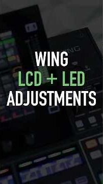 Behringer WING: Adjust LCD, LED & Backlight Brightness #wing #DrewBrashler #audiomixing