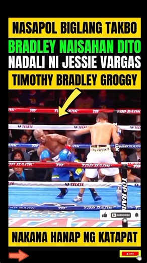 BRADLEY SINUNTOK GROGGY! BIGLA NALAMG TUMAKBO! NAYANIG!