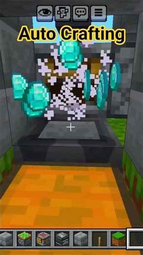 Auto Crafting kare #minecraft #shorts #short #minecraftshortvidio