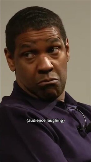 "First of all, you don't know me" - Denzel Washington 😂