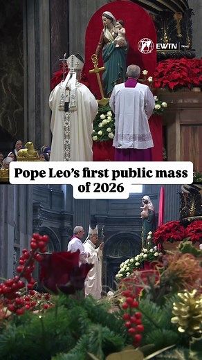 Pope Leo XIV celebrates his first public Mass of 2026 on the Solemnity of Mary, Mother of God, at the Vatican Basilica, telling believers that Mary reveals the “unarmed and disarming” face of God and inviting them to see the new year as an open journey of mercy and freedom.