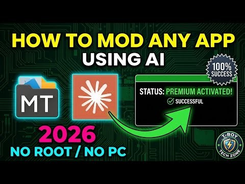 How to Use AI to Mod Any Android App in 2026 (No Root) | Claude AI & MT Manager Tutorial