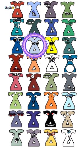 Coptic alphabet lore song #alphabetlore #alphabetsong #shorts