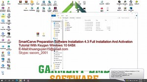 SmartCarve Software Installation 4.3 Full Installation And Activation Tutorial With Keygen Windows 10 64Bit E-Mail:khuenguyen15@gmail.com Skype: sacom_2001 | Garment Software Shop