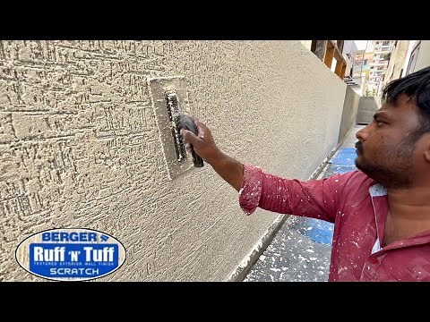 BERGER Ruff N Tuff TEXTURED | EXTERIOR WALL FINISH SCRATCH