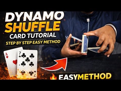 Dynamo Shuffle Card Tutorial 😳🔥 Step by Step Easy Method 😱