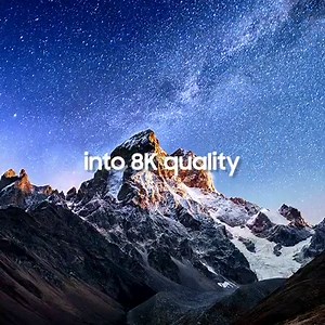 Watch your favorite TV shows and stream videos in maximum resolution. Using AI, the Samsung 8K QLED analyzes each frame and upscales every pixel into 8K quality. | Samsung