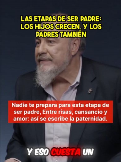 Etapas de ser padre: del escenario a los camerinos