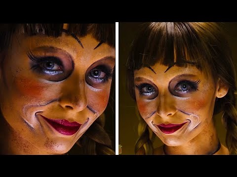 Annabelle Halloween Makeup Transformation! | DIY Makeup Hacks by Blusher