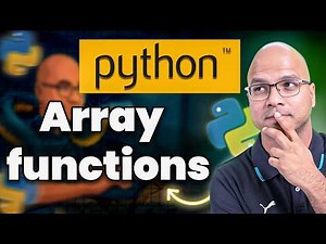 Array functions in Python | 28