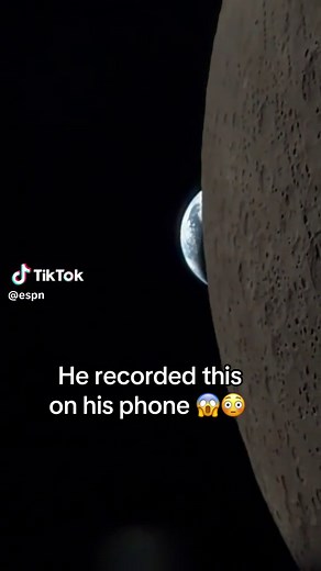 Artemis II astronaut, Reid Wiseman filmed the Earthset with his iPhone 🔥 (via astro_reid/IG) #nasa #earth #astronaut #artemisii