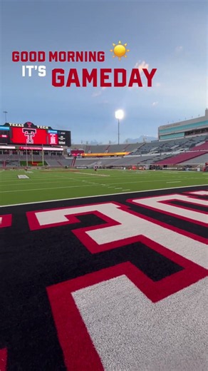 Texas Tech Football vs. Sam Houston State: Good Morning! It's Gameday | 9.26.2026
