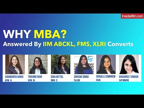 Why MBA Interview Question Answered By IIM ABC, ISB, XLRI, SPJIMR Students | How To Answer Why MBA