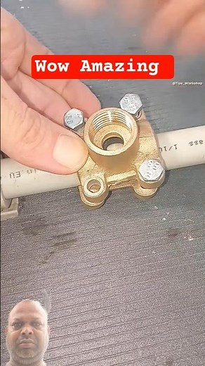 DIY plumbing basics! How to quickly and safely tap into a pipe under pressure #diy #plumbing #skills