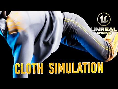 Realistic Cloth Simulation | Unreal Engine 5 | ZenithAVGCXR #UnrealEngine5 #UnrealEngine #ChaosCloth