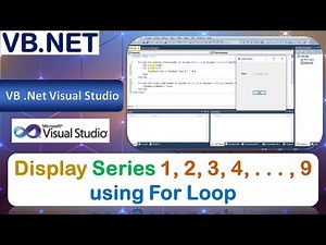 P21 | Windows Application to Display Numbers from 1 to 9 in Textbox using For Loop | .Net