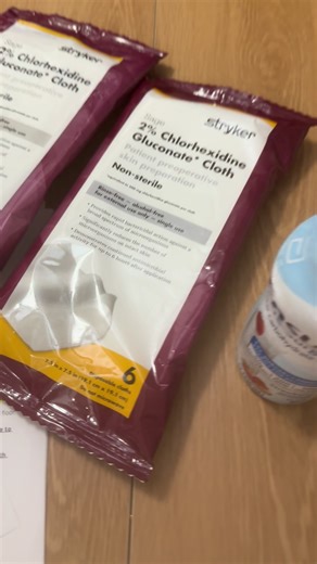 Scheduled c-section prep!