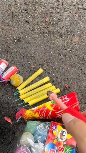100 Firecrackers Planted in the Ground, When They Were Lit, It Turned Out...! #experiment #firewo...