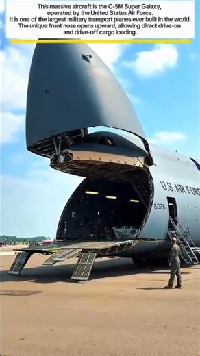 The World’s Largest Military Cargo Aircraft! #shorts