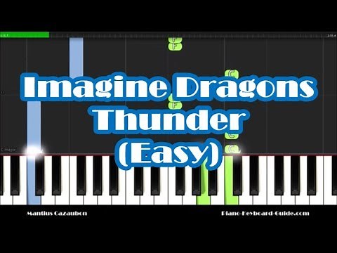 Imagine Dragons - Thunder Easy Piano Tutorial