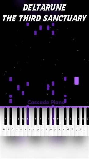 DELTARUNE - The Third Sanctuary | Roblox Piano 🔥 #piano #pianoshorts #roblox #shorts #shortvideo