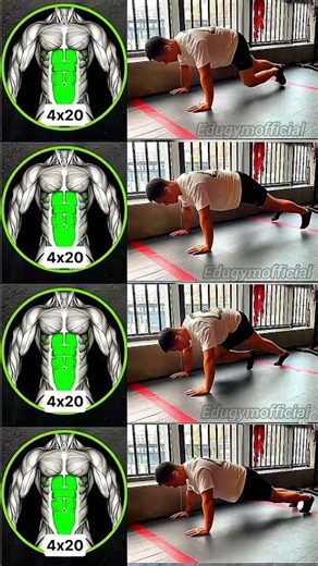 Build Stronger Abs With These 4 Core Exercise Variations 💪 #Shorts