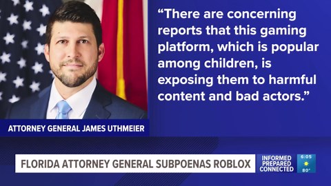 Florida attorney general subpoenas Roblox
