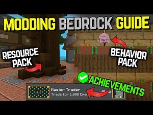ULTIMATE GUIDE TO MODDING BEDROCK | Minecraft Bedrock Tutorial
