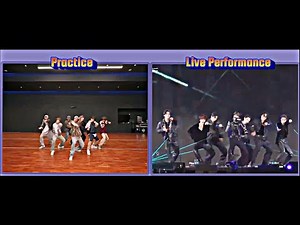 Run BTS Practice vs Live Performance | Busan Concert