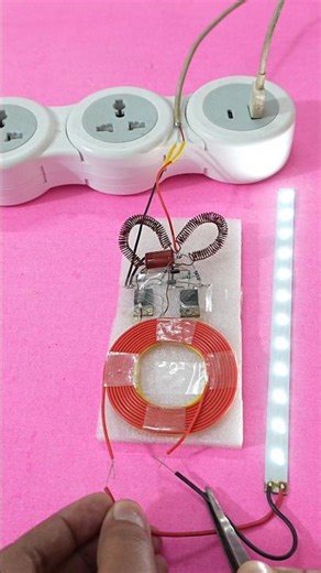 How to make wireless led light using z44 mosfet | science project