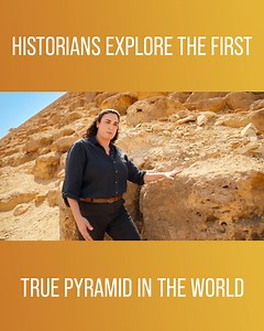 Historians delve into The Red Pyramid in Dashur, the first true pyramid of ancient Egypt, and uncover who built it! #BlowingUpHistory Watch full episodes on discovery : https://bit.ly/3HfHr6e | Love History