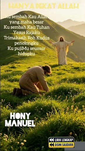 Ku sembah Kau Allah yang maha Besar Lagu Rohani Worship Hony Manuel Penyembahan Kudus menyentuh hati