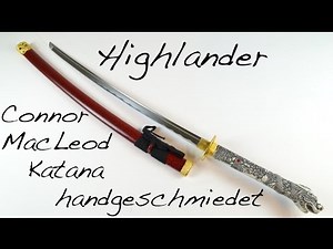 Highlander - Connor MacLeod Katana - handgeschmiedet [40656]