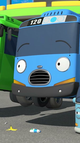 A giant trash ball is rolling in! #TayoSeason8 #TayoAndTheHeavyEquipmentRangers