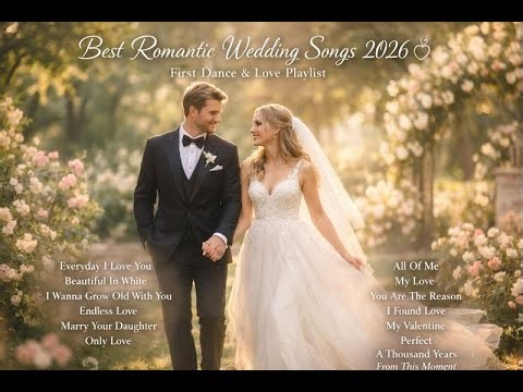Best Romantic Wedding Songs 2026 💍 First Dance & Love Playlist