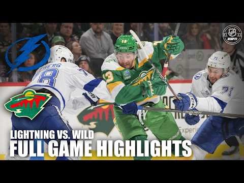 Tampa Bay Lightning vs. Minnesota Wild | Full Game Highlights | ESPN NHL