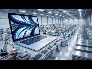 Inside a Modern Laptop Factory From Raw Aluminum to Portable Computers (Full Process)