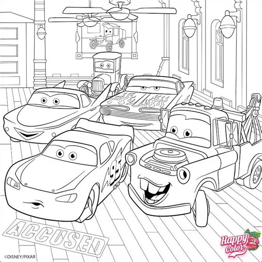 Cars #cars #lightingmcqueen #mator #radiatorsprings #coloring #olddisney #disneymusic #disneymovie