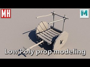 How to model a Low Poly Game Prop in Maya 2019