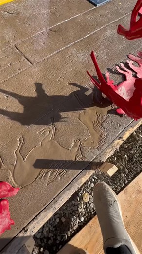 Chase Hummel | Wild Horses 🐎❤️‍🔥 . . . #stampedconcrete #concretelife #concreteconstruction | Instagram