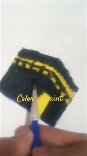 water. color vs colour pencils #art #khanna kabba # Ramadan