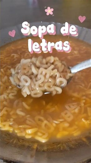 Receta de La sopa de letras #canaldecocina #cocinaconsabor #sopadeletras #viralshort #paraty