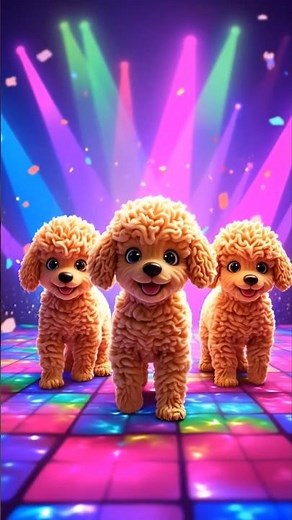 Dancing Poodle Funny & Cute 🐶💃