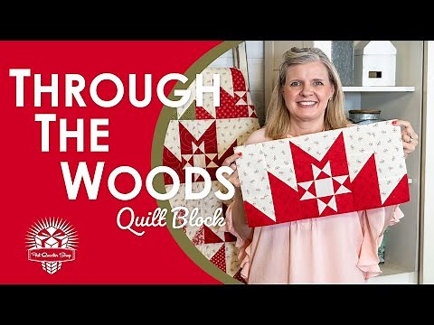 Unique Holiday Quilt ⭐ Combining Old Quilt Blocks into a Totally New Quilt! Through the Woods Quilt
