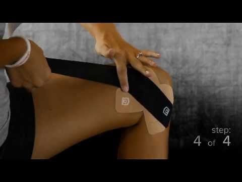 Inner Knee Taping Instructions using StrengthTape Kinesiology Tape